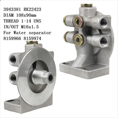 Testa del filtro del carburante 3943381 3943386 per ricambi di autocarri