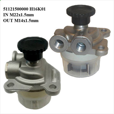 51121500000 51121500001 51121500002 61121500001 MAN Pompa Carburante IN M22x1.5 OUT M14 x 1.5