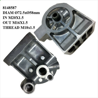 Alloggiamento filtro carburante resistente all'olio 8148587 8148604 per camion Part