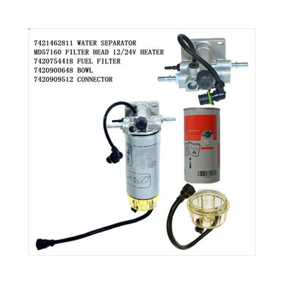 Testa del filtro diesel 7421462811 7420951277 Per KERAX DXI 11/13 3 fori attraverso  KERAX DXI 11/13