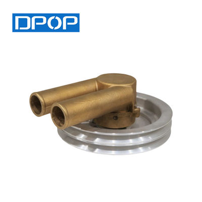 DPOP Pompa di acqua marina grezza 21214596 3858229 Pulley a doppia cintura V per Volvo Penta 4.3, 5.0, 5,7 GL