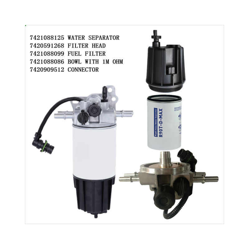 Separatore d'acqua per motori diesel su misura 7421088125 7421088099 7421088086 MIDLUM DXI5/7-FAB-44.A/B/E/L/M